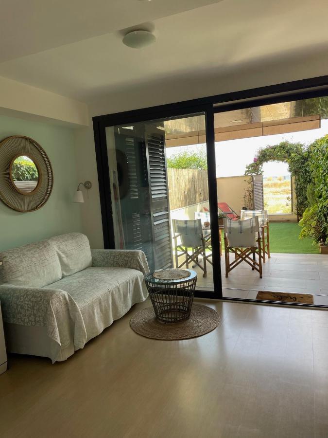 Beach Flat With Garden Castelldefels Exterior foto